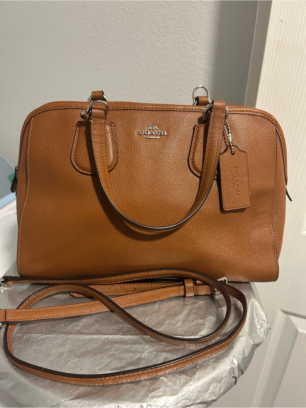 Coach Brown Leather Nolita Satchel